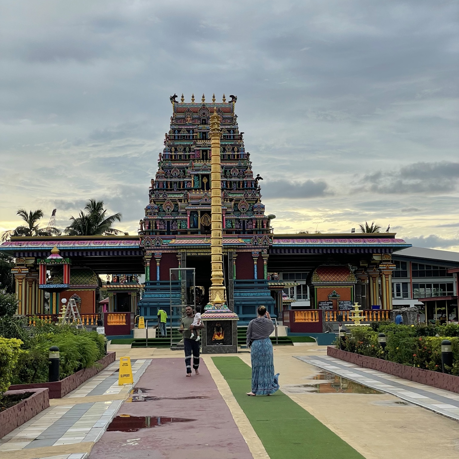Colorful Sri Siva Subramaniya Temple in Nadi, Fiji